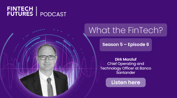 FinTech_Futures's tweet photo. In the latest episode of the #WhatTheFinTech?, we’re joined by Dirk Marzluf from @bancosantander, to learn more about the development and deployment of the bank’s self-built core banking solution Gravity.
🔈 Listen here ➡️ https://t.co/tTXrYR9OaS
#Banking #Cloud #CoreBanking https://t.co/LZS5GsECgG