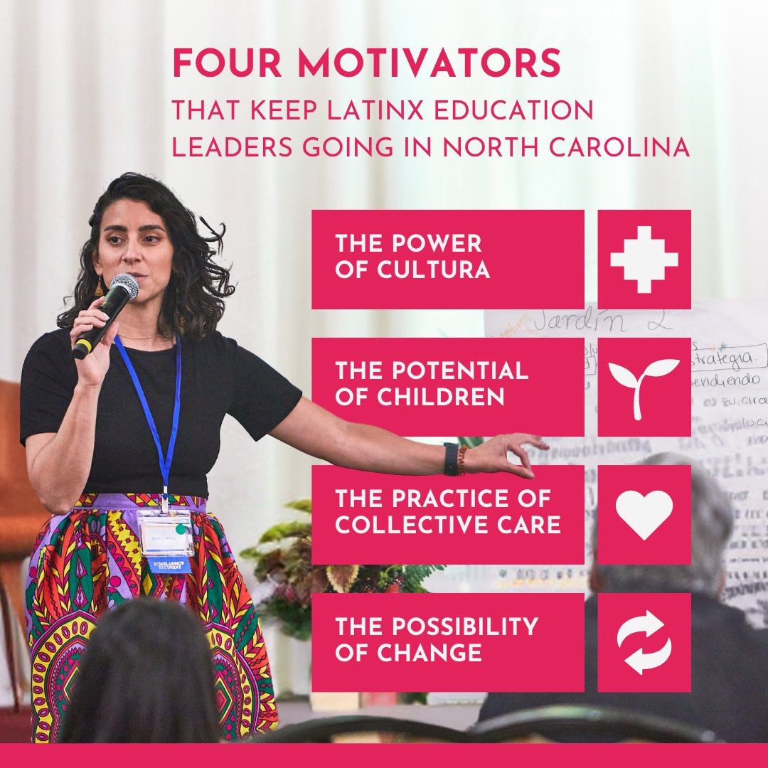 ✨ Latinx education leaders! If you relate with these glimmers of hope, YOU ARE NOT ALONE. These are motivators that keep edu leaders going. Read Nuestra Esperanza today to be part of the movement turning NC into a place where edu leaders can thrive! 

latinxed.org/nuestra-espera…
