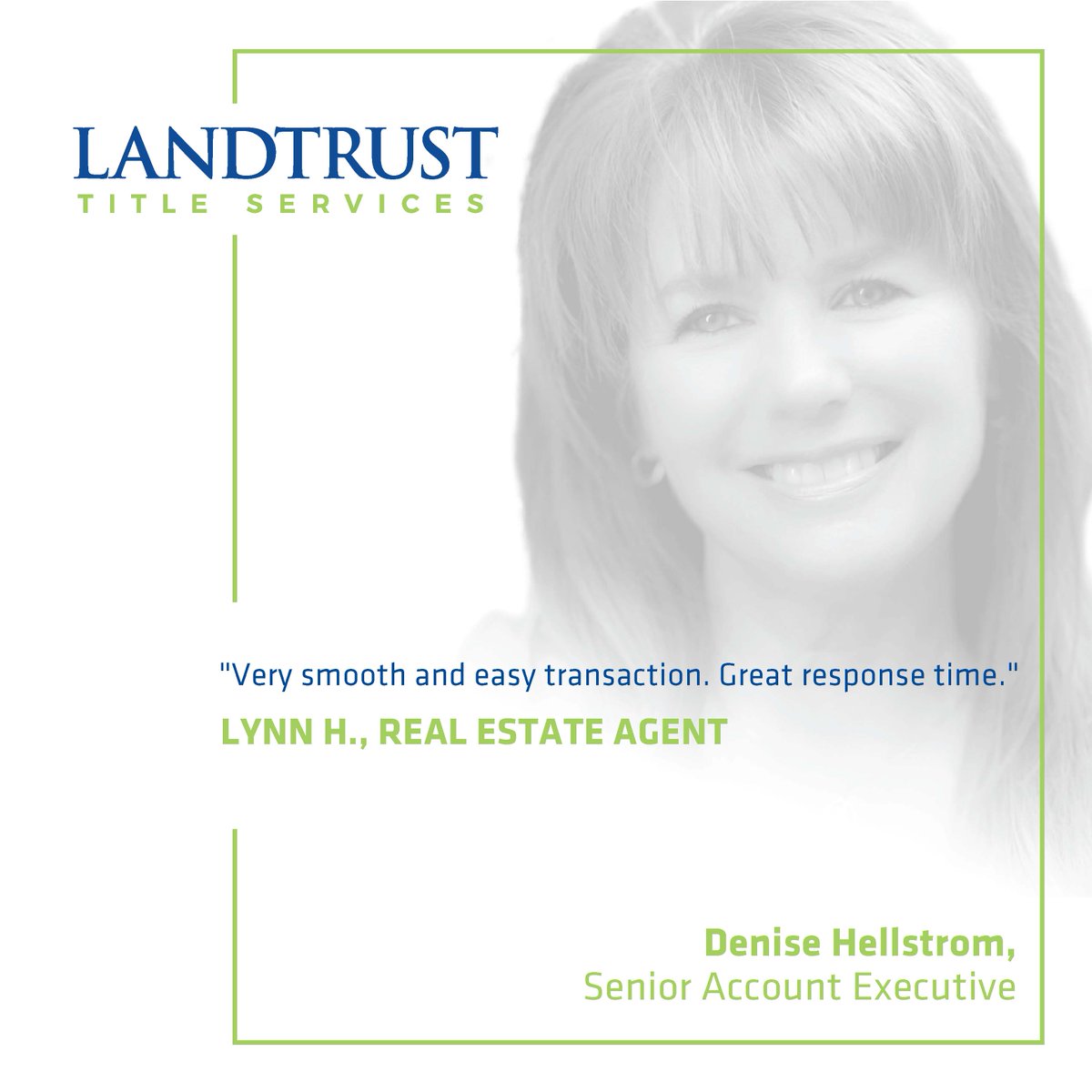 At Landtrust Title Services, it’s all about the relationship. We partner with you to ensure a smooth transaction, regardless of complexity.

#Chicagoland #Wisconsin #Chicagorealestate #Wisconsinrealestate #realestate #partners #attorneys #brokers #buyers #sellers #CRE