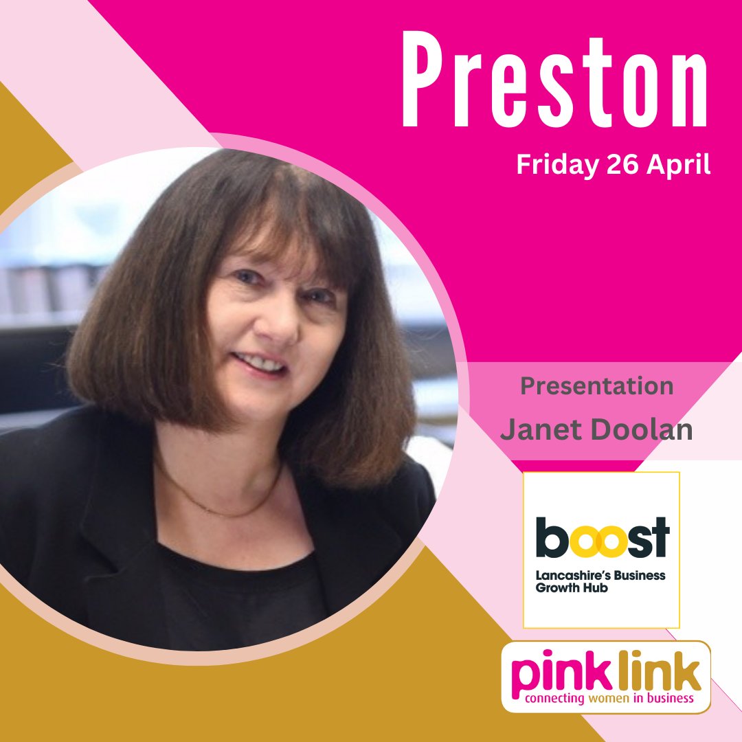 😊 Join our 𝗣𝗶𝗻𝗸 𝗟𝗶𝗻𝗸 𝗺𝗲𝗲𝘁𝗶𝗻𝗴𝘀 next week: Lancaster Thursday 25 April Kendal and Preston Friday 26 April We can't wait to meet you - book your spot now! pinklinkladies.co.uk/networks-2/