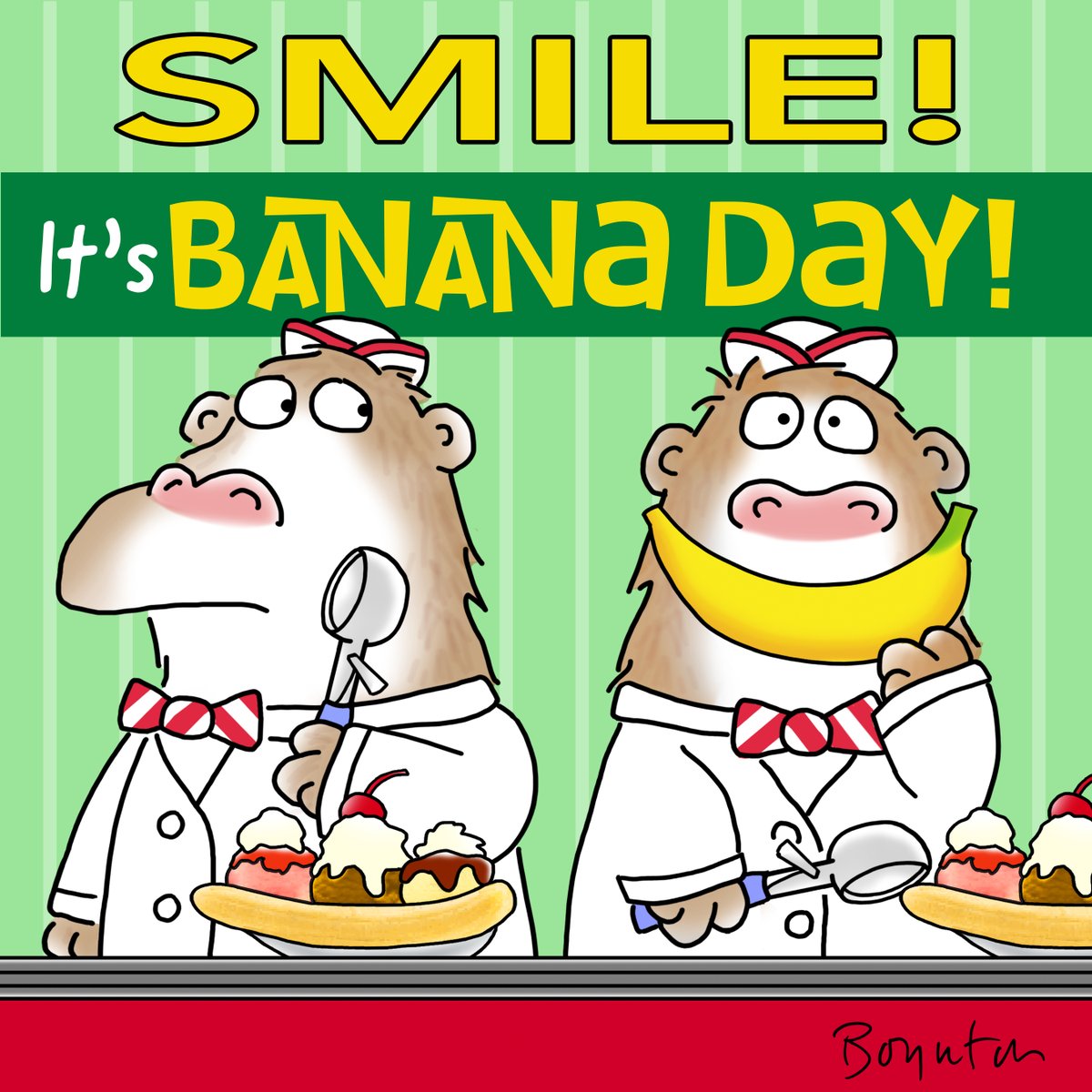 I am going to resist the temptation to say: 'How appealing!' #NationalBananaDay