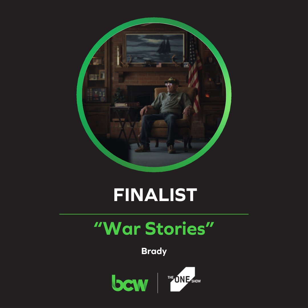 We've been shortlisted at @TheOneClub's The One Show Awards for our work 'Joaquin's First School Shooting' with @ChangeTheRef and 'War Stories' with @bradybuzz. Congrats to all the teams and good luck to all the nominees! See all finalists here: bit.ly/3w2JtnW