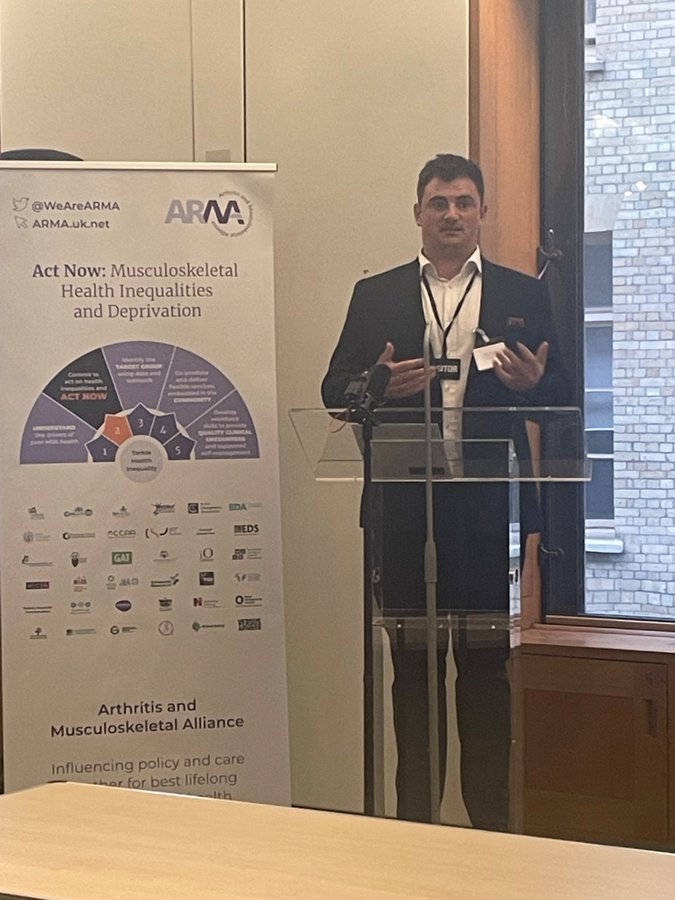 Absolutely amazed at the response to <a href="/WeAreARMA/">ARMA</a> Act Now report and the energy in the room at last night's launch event. So many people talking about what they will do to tackle #MSKInequalities. So much optimism that together we can make a difference. Thank you all!