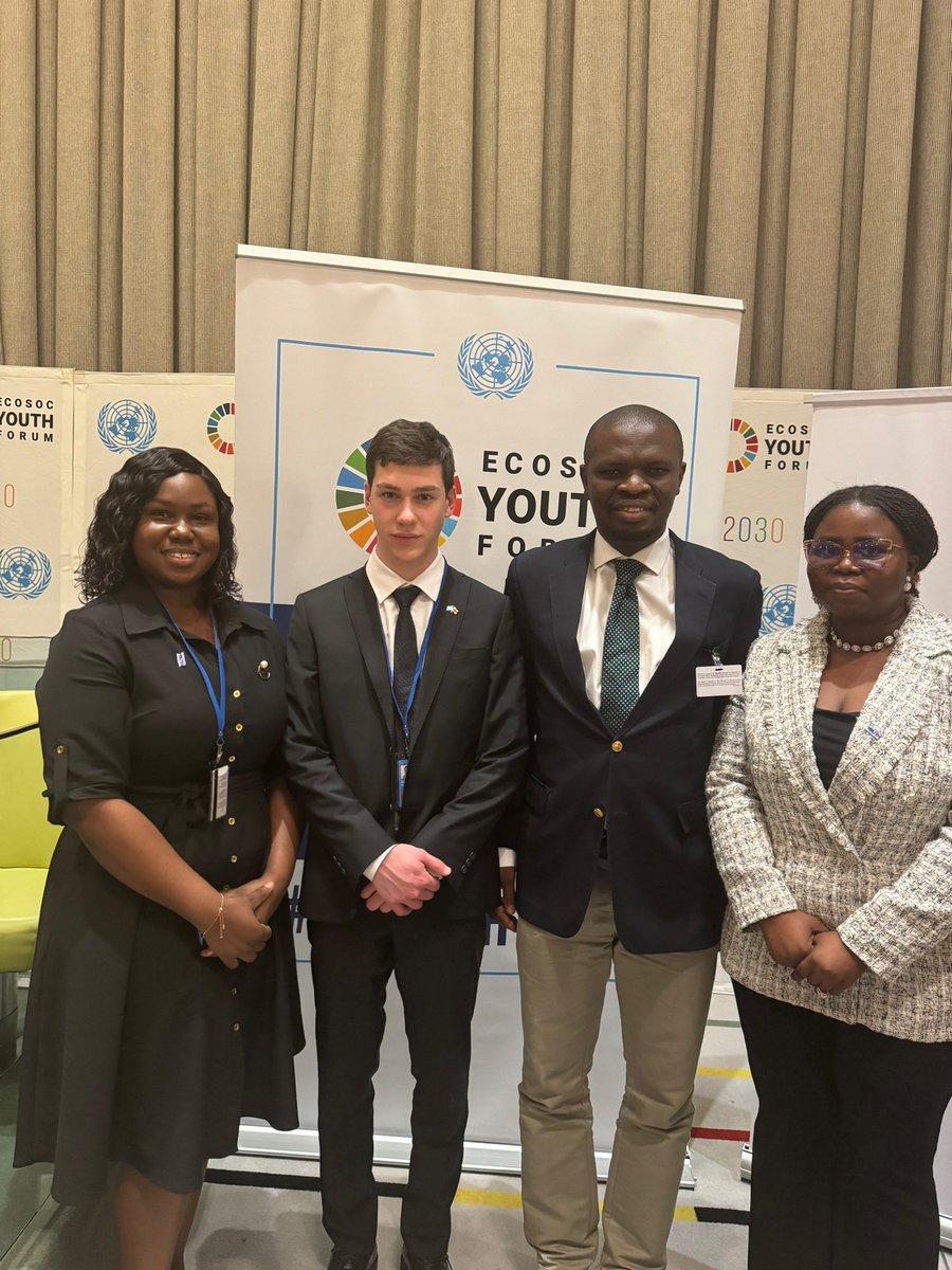 Excited to highlight 🇬🇭’s interventions for sustainable urban development at the 2024 ECOSOC Youth Forum. From innovative construction tech to Green Ghana Day, we're empowering youth in environmental stewardship. Let's unite for #YouthForClimate and build resilient communities.