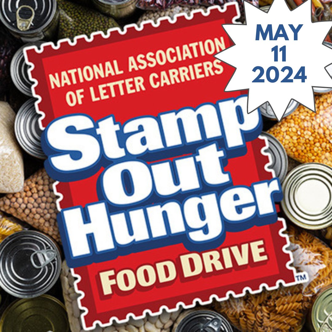 📮🥫 Join us in supporting Stamp Out Hunger Food Drive Day on May 11th!

ktcm.org/event/letter-c…

#StampOutHunger #FoodDrive #CommunitySupport #KCMFoodPantry