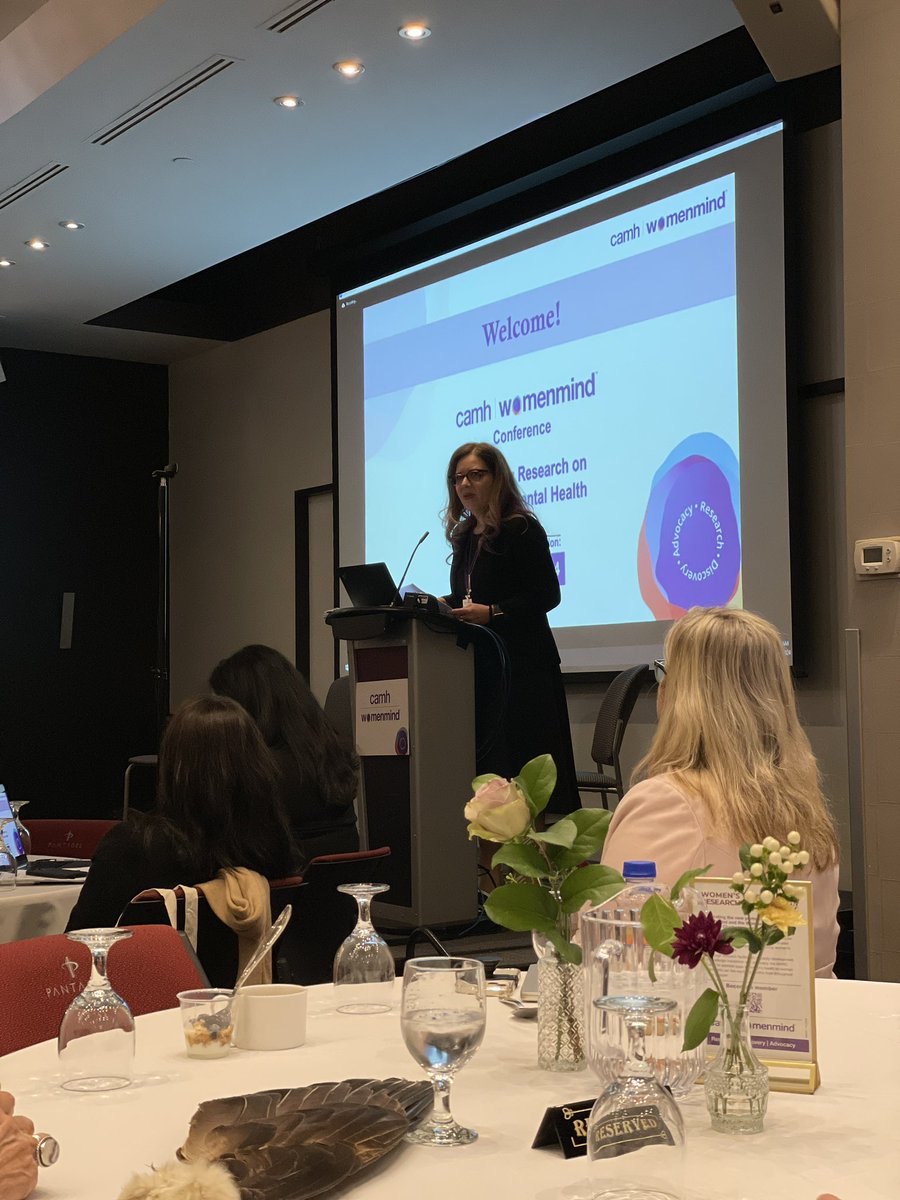 @LiisaGalea kicks off a fabulous conference celebrating progress and potential in women’s mental health @CAMHnews #womenmind24