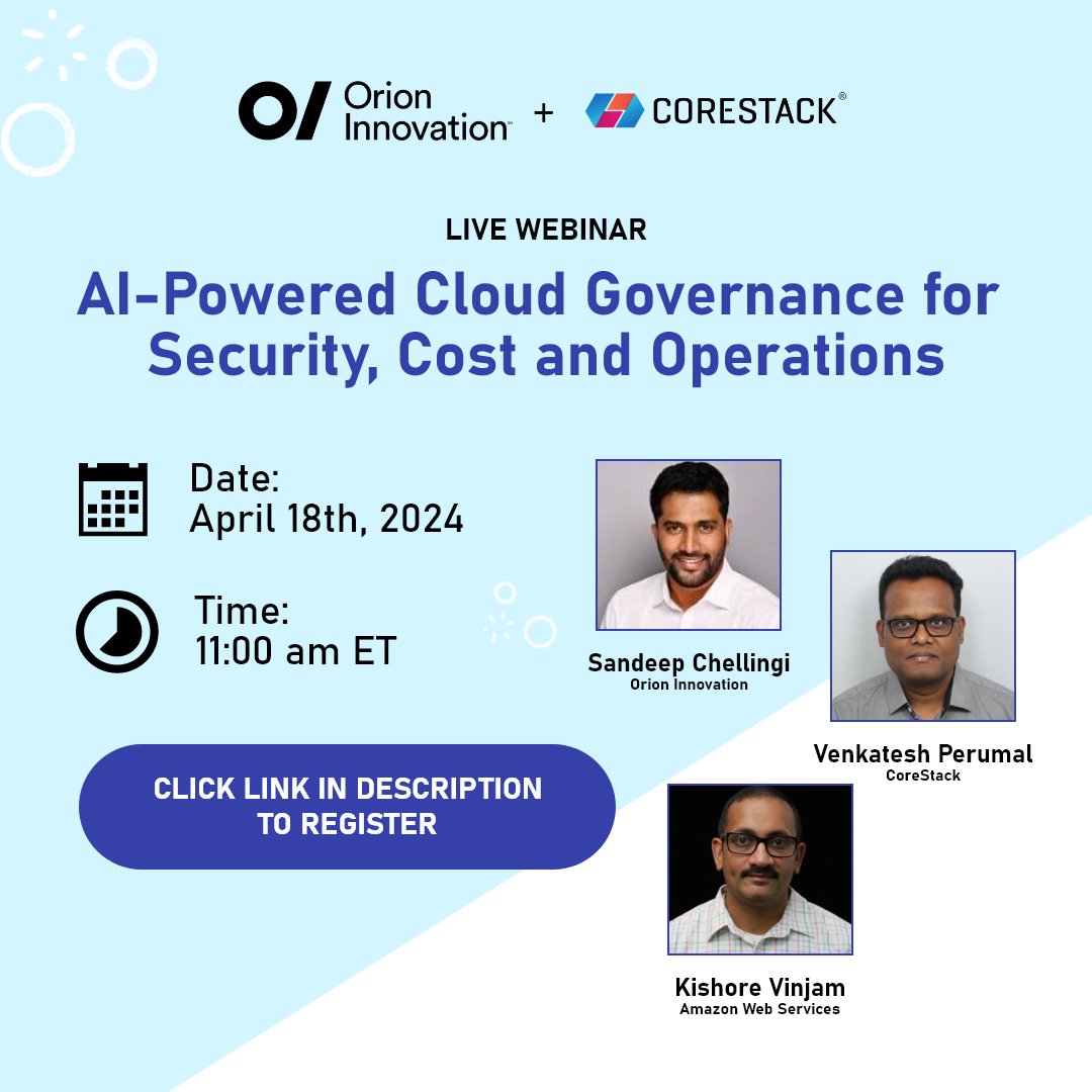 One day to go! If you want to tame cloud chaos, you need cloud governance best practices. Join our next webinar to find out how! Register now: hubs.li/Q02rvWP60

#cloudcomputing #awspartners