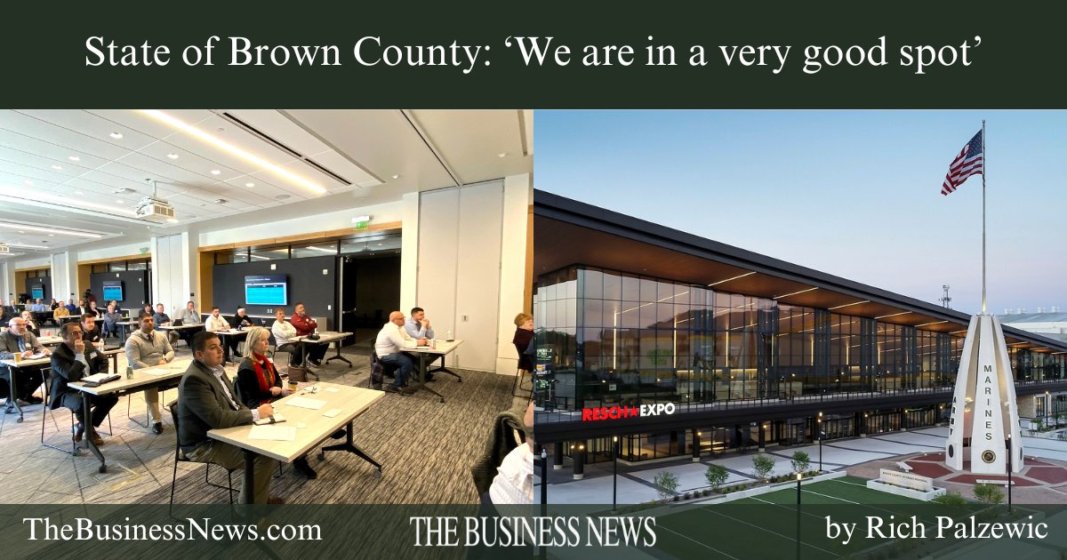 According to the information provided at the 2024 State of Brown County, Brown County is in a good spot, both economically and in terms of growth when compared to the rest of the country Learn more about the reports and findings by reading the article. thebusinessnews.com/article/state-…