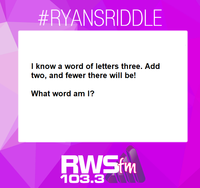 #RyansRiddle time, any ideas?