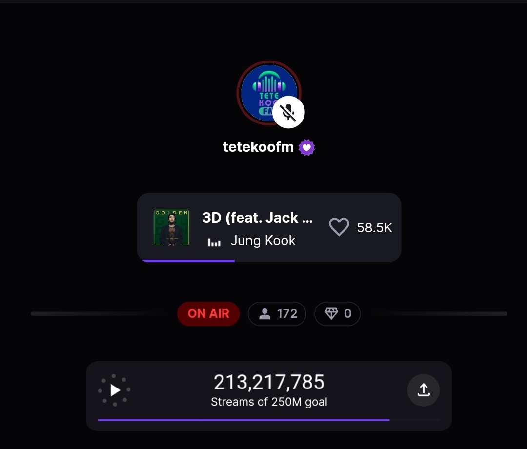 GIVEAWAY ANNOUNCEMENT !💜💚 If we reach 300 streamers in the next hour we will do another Ga today Retweet and drop ss of you streaming with us🔥🔥 —stationhead.com/tetekoofm