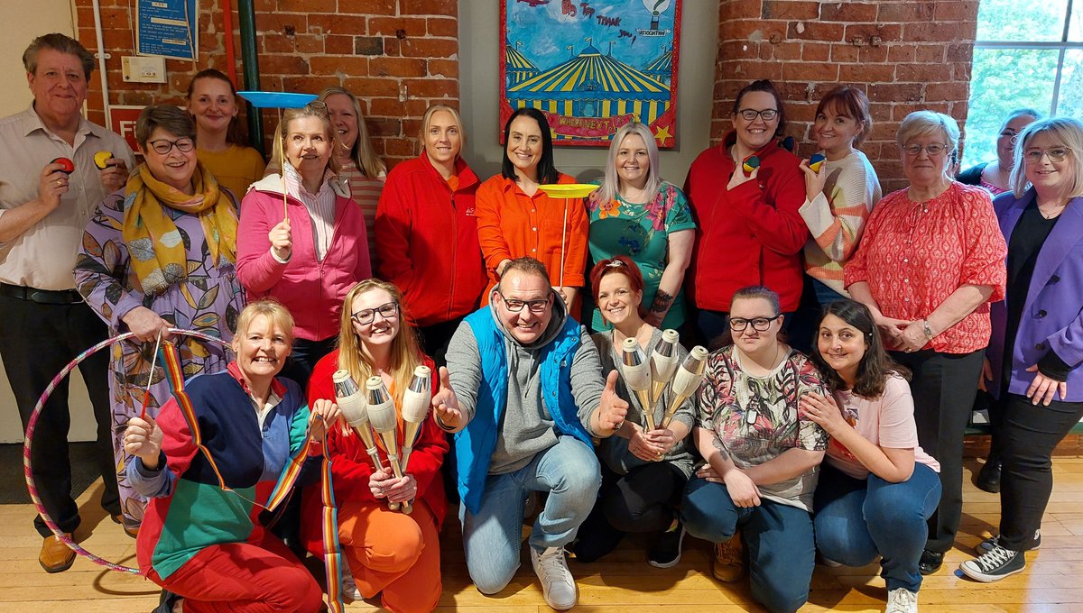 🍿HAPPY WORLD CIRCUS DAY!🍿 Our team donned colourful outfits and learnt circus tricks to celebrate this magical day! It has certainly built up excitement for our Spring tour, which kicks off on the 24th of May! #WorldCircusDay #WorldCircusDay2024