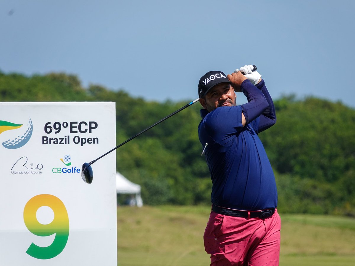 El actual líder de la Fortinet Cup José de Jesús “Camarón” Rodríguez, es uno de los 6 mexicanos presentes esta semana en el ECP Brazil Open del @PGATOURAmericas. #UnidosPorElGolf #golfmexico