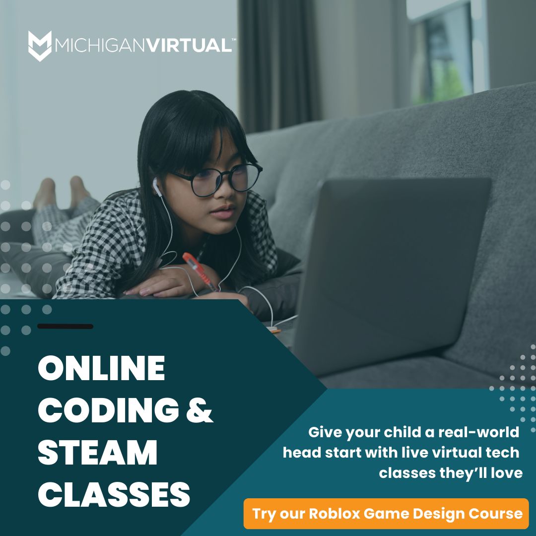 Your child can dive into game design with Wiz Kid's Roblox Studio course! Lifetime access & optional live support. Perfect for ages 11-14. Start your game dev journey today at buff.ly/3wKnfXW!