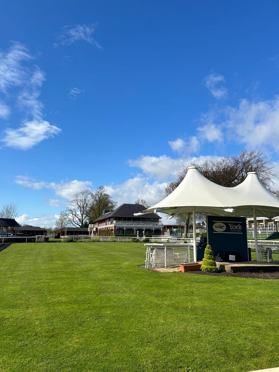 ☀️♥️ When you see blue skies over the Parade Ring ☀️♥️