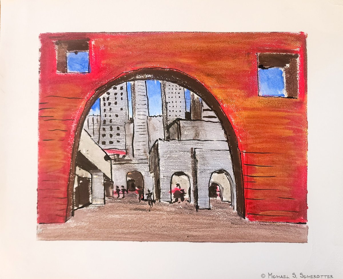 Archway
<a href="/kingartcompany/">KINGART | Art Supplies</a> gel pens, ink, and colored pencils on 17"x14" paper.

#artwork #Creative