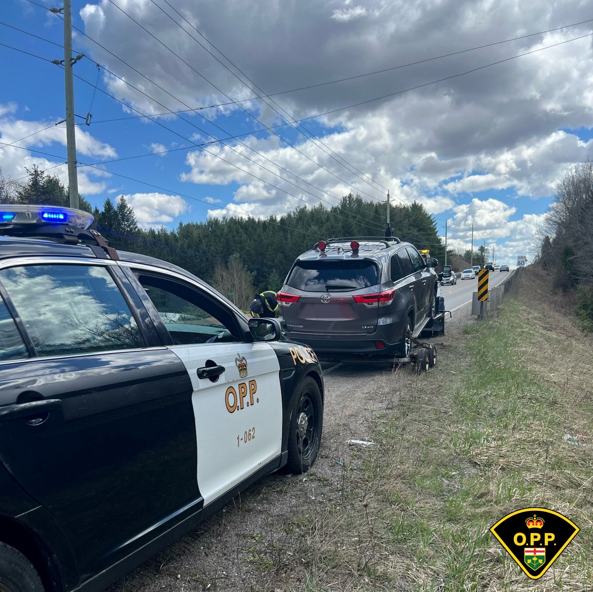 #CaledonOPP has charged this driver with #StuntDriving for traveling 56km/hr over the posted speed limit! Their driver's licence has been suspended for a period of 30-days, and their vehicle impounded for a period of 14-days. #SlowDown #DriveSafe ^jn