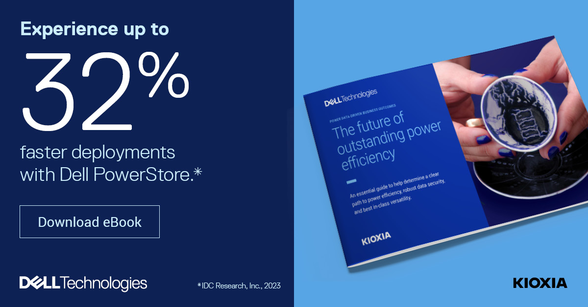 Improve performance and efficiency by downloading our eBook. Learn how to utilize more effective storage capacity with modern solutions.
dell.to/4cUq61b #iwork4dell