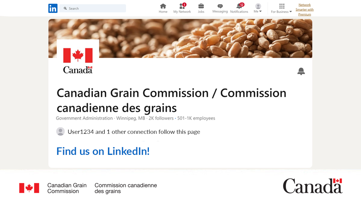 Did you know that we’re also on LinkedIn? Check us out there: ow.ly/eJeR50RfkgC #CdnAg #AgSci #AgResearch