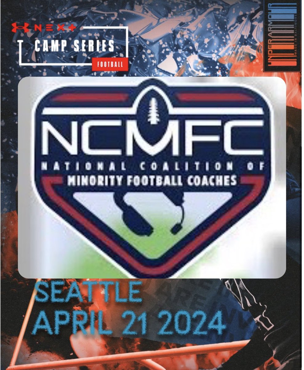 I greatly appreciate the @NCMFC1 for selecting me to coach the @UANextFootball Camp this weekend in Seattle. I am excited for the opportunity to work with some of the top student athletes on the west coast. #UANext #TMC🏁