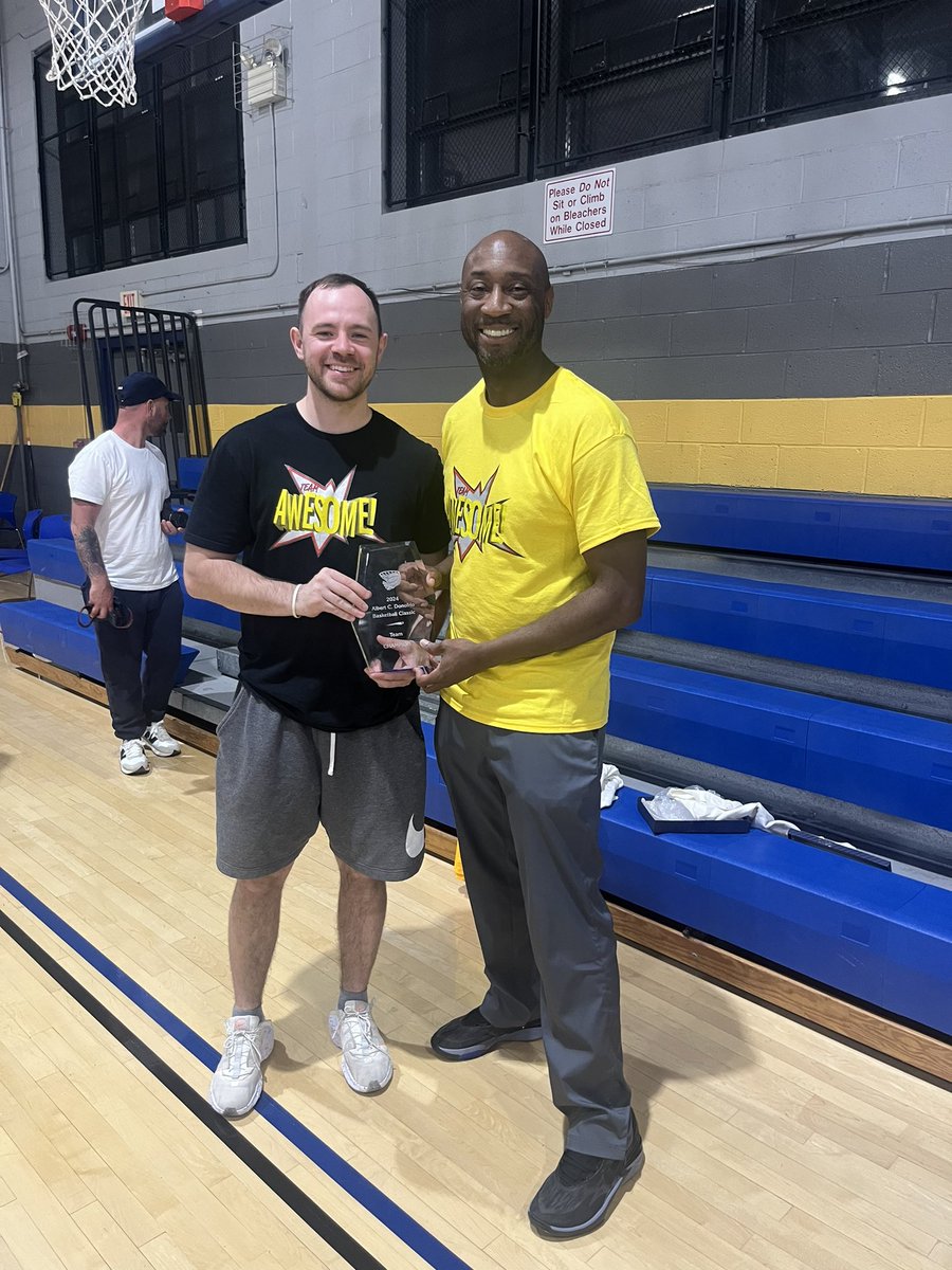 #TeamAWESOME! Appreciate you @CoachCaldera!! @PerkBasketball has one of the true young stars in coaching! His story is amazing and continues to add to it. Donofrio has never seen so many set plays!