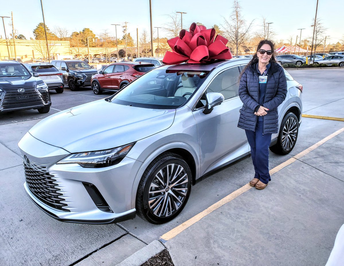 Happy Wednesday!
Say Hi to Kate, who wanted to get away from her Yukon, but not sure what she wanted. Once she drove the new RX, her search was over. Be like Kate & come take a drive, unless you just enjoy car shopping. Call me 803.640.7952 #Lexus #RX350 #driveitlikeyoustoleit