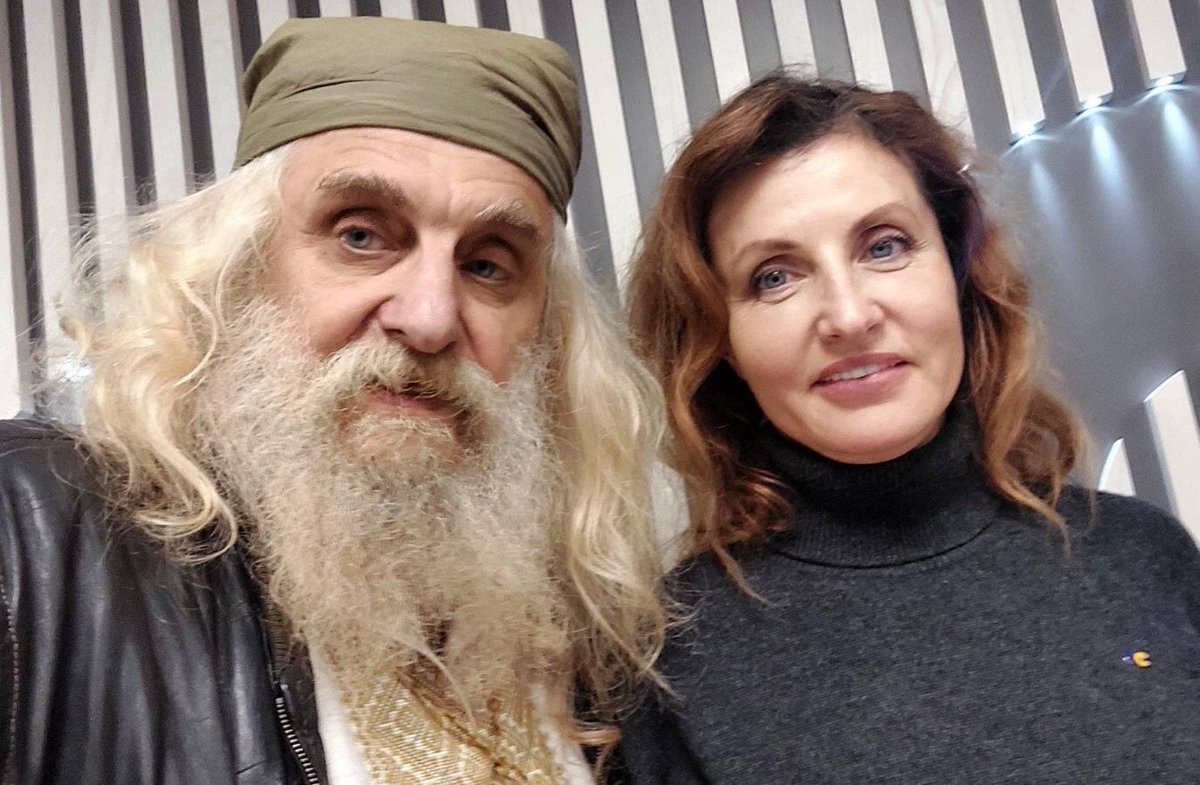 🥰 Фото дня 💙🧡 зустріч  Левка Скопа і Марини Порошенко