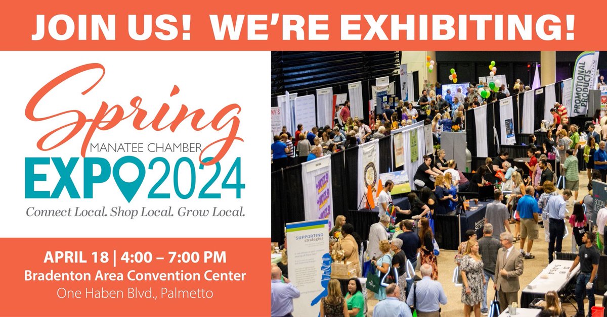 ssecureUS's tweet image. 📢 Don't forget to mark your calendars! We will be at the @ManateeChamber Spring Expo tomorrow, April 18th, from 4 - 7 pm! Swing by our booth at the Bradenton Area Convention Center to explore our security solutions and learn how we can protect your organization. See you there!