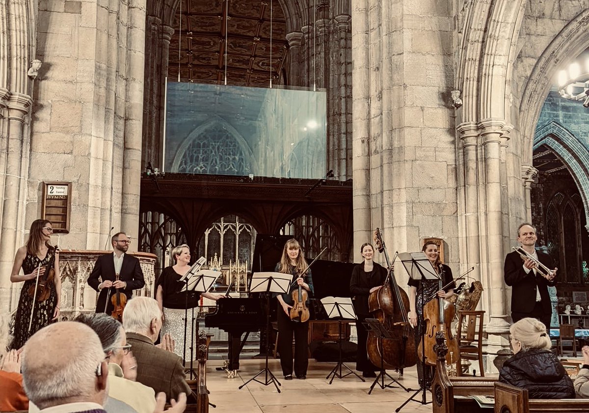 One week ago we were preparing for our opening night - La Trompette, inspired by the Parisian chamber music club of the same name. Septet by Saint-Saens (a member there), music by Debussy, Hahn & Boulanger - plus Rubbra, Brahms, Tosti, Torelli & Joubert! 🇫🇷 🇮🇹 🇬🇧