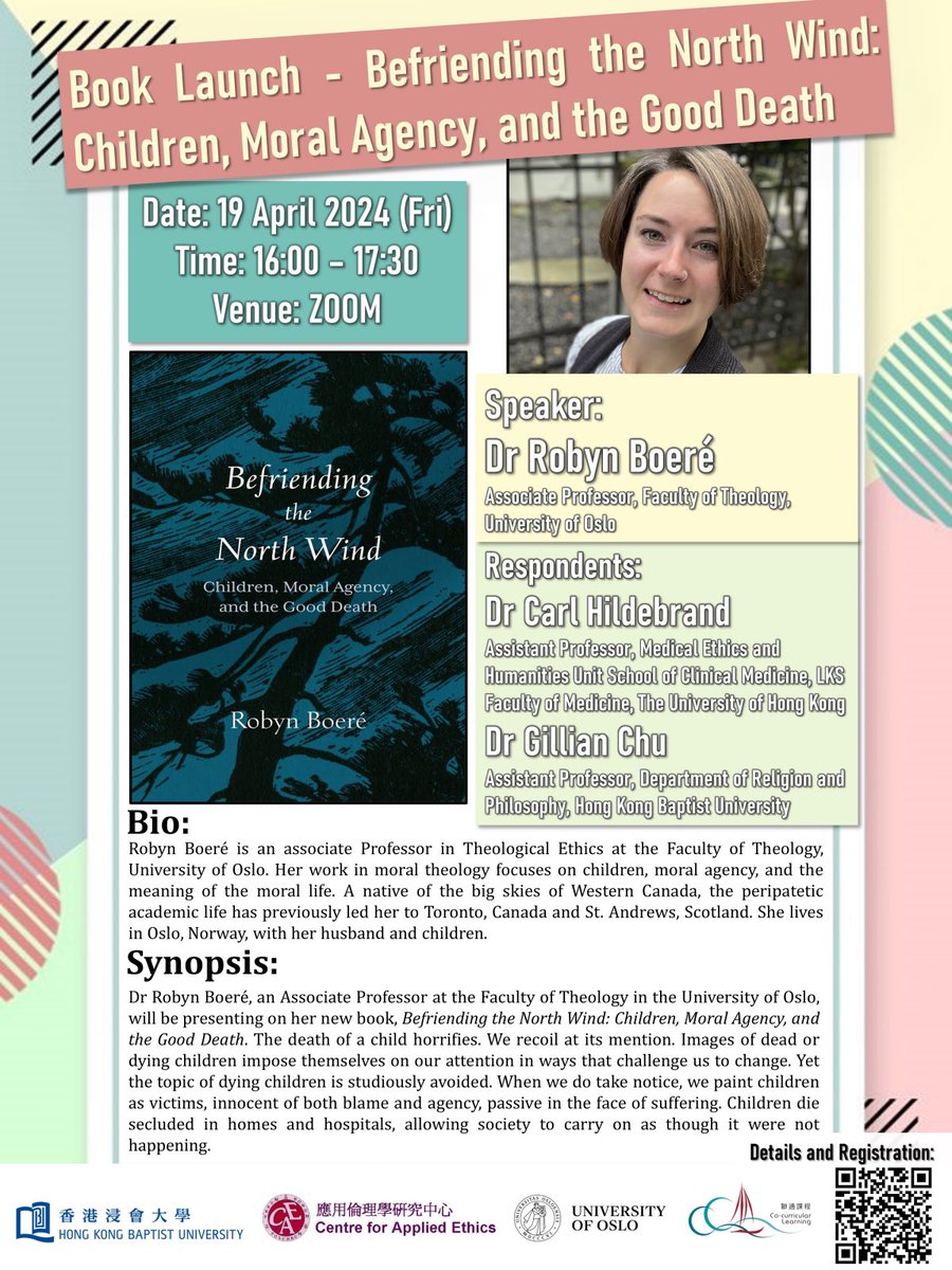 Prof. Ann Gillian Chu, PhD, SFHEA, FCPA 朱安之教授 (@agillianchu) on Twitter photo I will be chairing and responding (alongside a much more qualified respondent <a href="/CarlHbrand/">Carl Hildebrand</a>) to this Zoom book launch on Friday <a href="/hkbaptistu/">Hong Kong Baptist University</a>. Coincidentally, all three of us are from Western Canada! Register here: rel.hkbu.edu.hk/activities/bef… I will be chairing and responding (alongside a much more qualified respondent <a href="/CarlHbrand/">Carl Hildebrand</a>) to this Zoom book launch on Friday <a href="/hkbaptistu/">Hong Kong Baptist University</a>. Coincidentally, all three of us are from Western Canada! Register here: rel.hkbu.edu.hk/activities/bef…