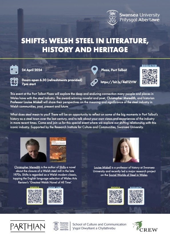 I’ll be speaking at this event in Port Talbot one week today! It’s free to attend but prior registration via the eventbright link is essential ⁦@HeritageNPT⁩