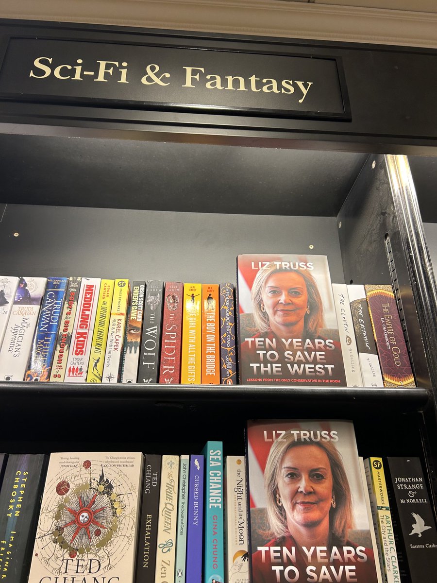 Spotted in a bookstore in the City of London just now…