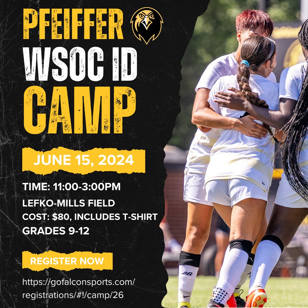 🚨🚨 ID CAMP ANNOUNCEMENT 🚨🚨
Our summer ID Camp will take place
Saturday June 15, 2024
⏰ 11:00-3:00pm
💵 $80 including T-Shirt
📍Lefko-Mills Field
Registration Link Below ⚽️💪
gofalconsports.com/registrations/…