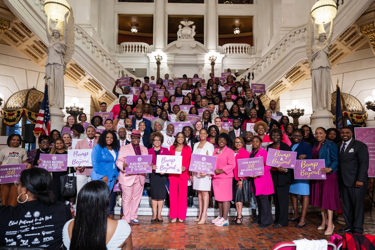 Proud to be a member of the @pablackmhc and participate in events on how the Momnibus package of bills can make a real positive difference in reducing Black, and as a result all, maternal mortality in PA. As a physician-legislator, I know we must do more to address this crisis.