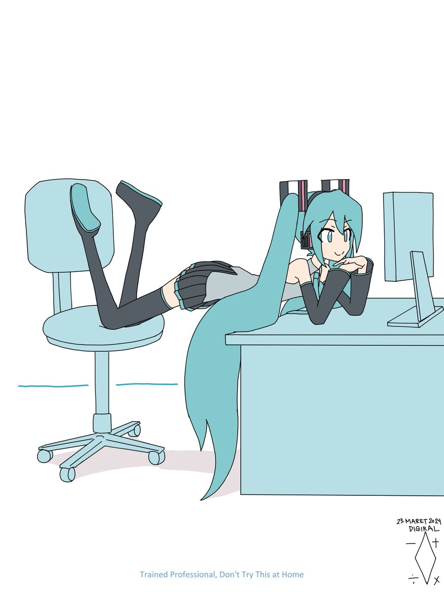 #HatsuneMiku 
Miku and a piece of lore about yourself