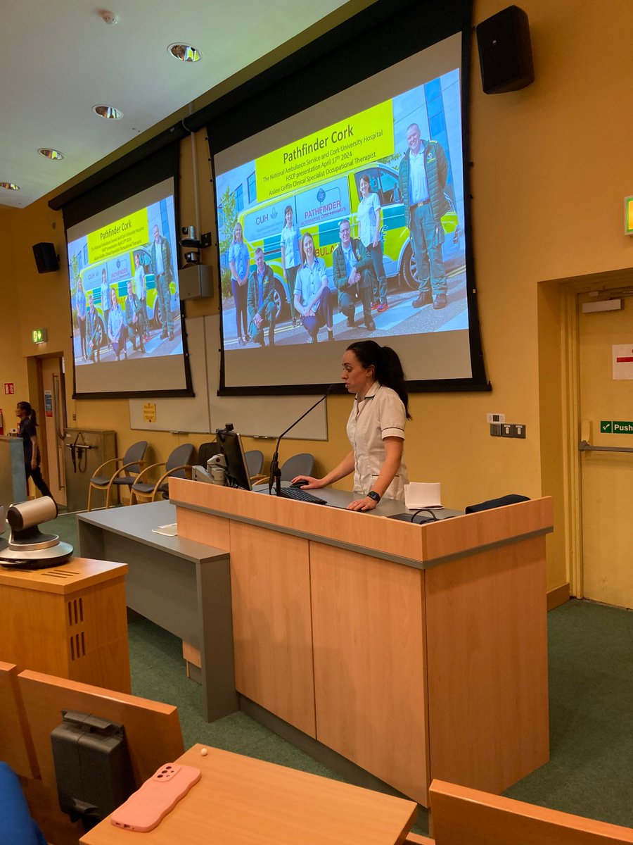 A full auditorium at CUH to celebrate HSCP day with talks from 3 different specialities. Delighted to have @SteedFiona and @JackieAReed at CUH to help celebrate #HSCPDay2024 @cuh_hscp @CUH_Cork @brosnansinead1 @deecronin1 @FionaC_ @MaeveOSulliva16 @derderkenny @Fitz8S