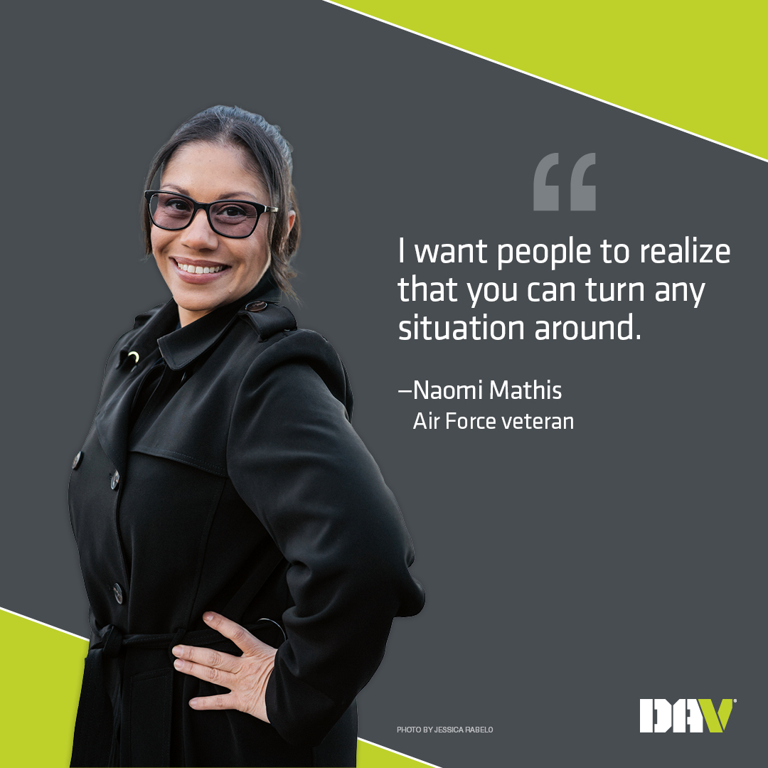 DAV’s “Women Veterans: The Journey to Mental Wellness” is a comprehensive assessment of the unique factors contributing to the staggering rates of suicide among women. Read Naomi's story, view the full report and learn more at womenveterans.org. #DAV #WomenVeterans