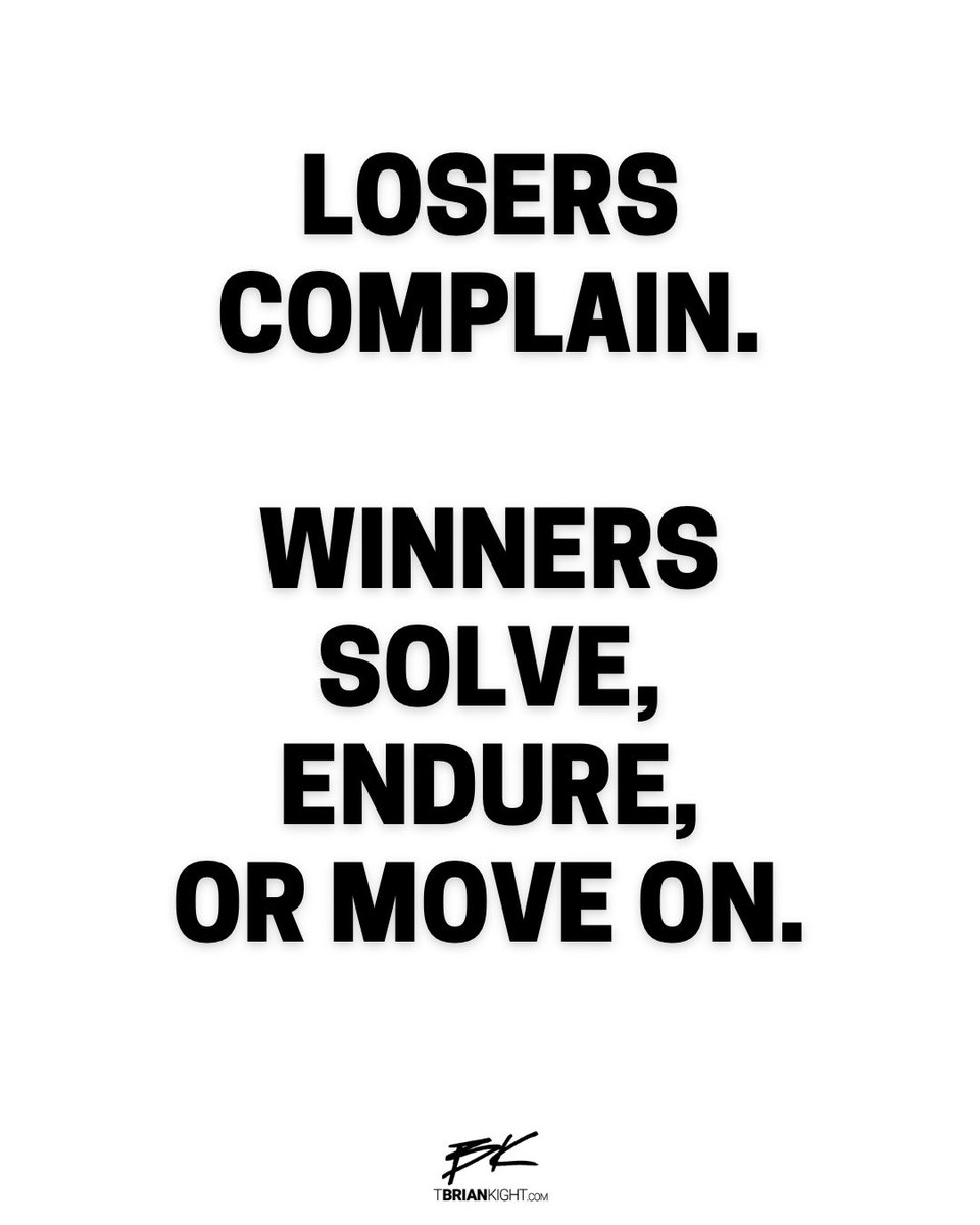 BrianKight's tweet photo. Winners produce differently because they behave differently. https://t.co/5eZnUO4kY1