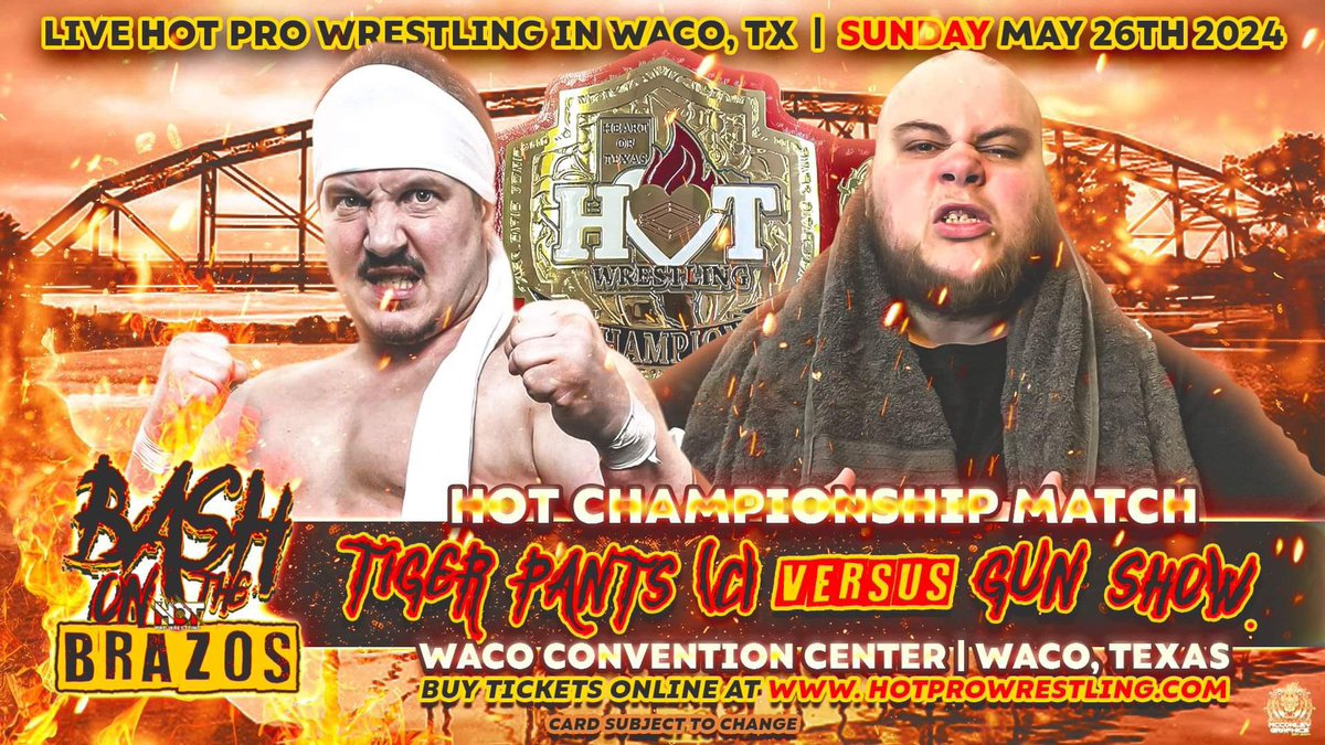 Waco, Texas 

Adding another Championship belt to my car rides. 

hotprowrestling.com