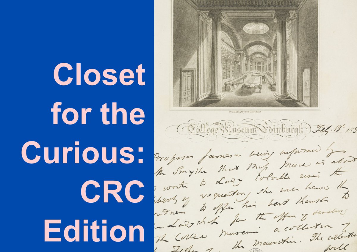 Just announced 🎆 Delve into the history of the old college with our two brand new upcoming events 🗣️ Uneven Evolutions Talk Series: Simon Buck 🔎 Closet for the Curious: CRC Edition (1/2)