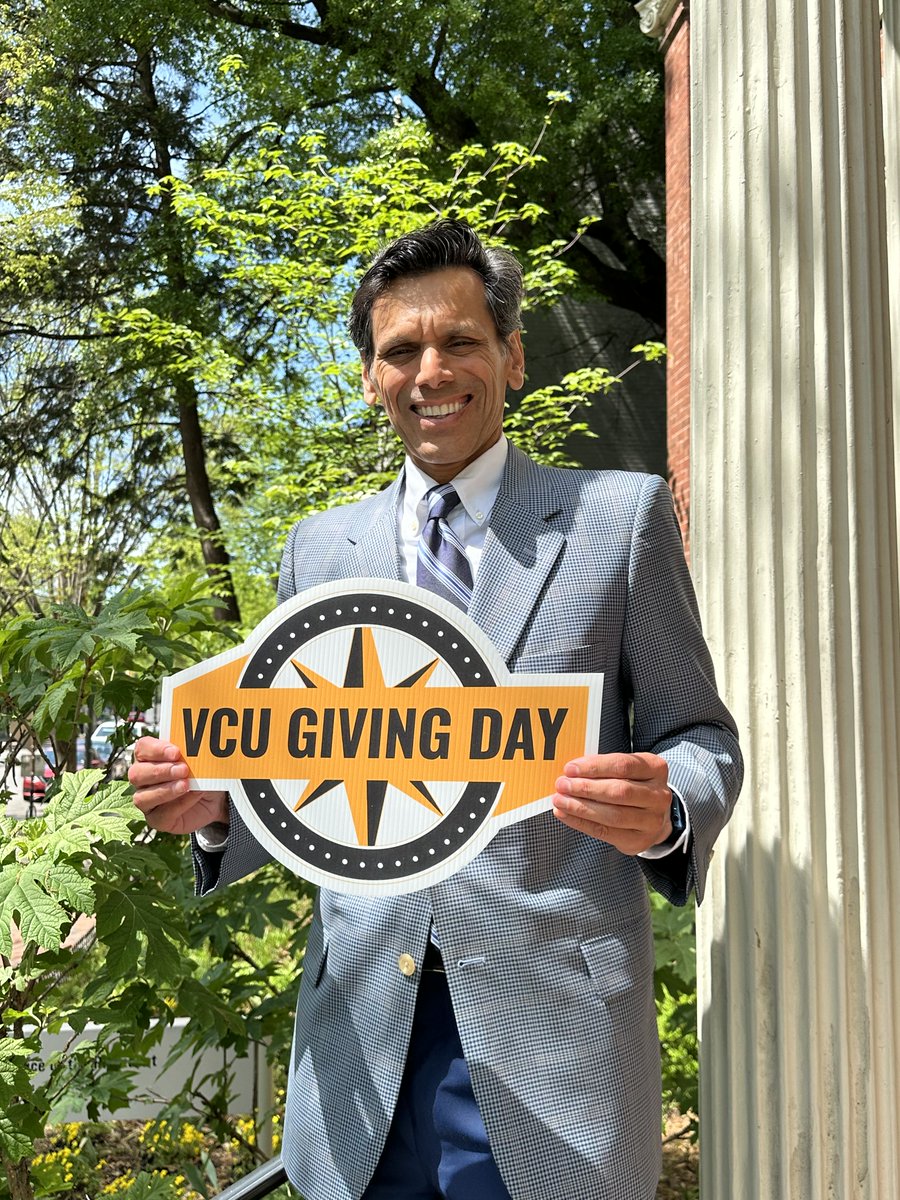 Look what just arrived to my office! Do you have @VCU Giving Day marked on your calendar? Don't miss your chance to donate and make a difference towards student success, health, athletics, arts and more on April 24 at givingday.vcu.edu.