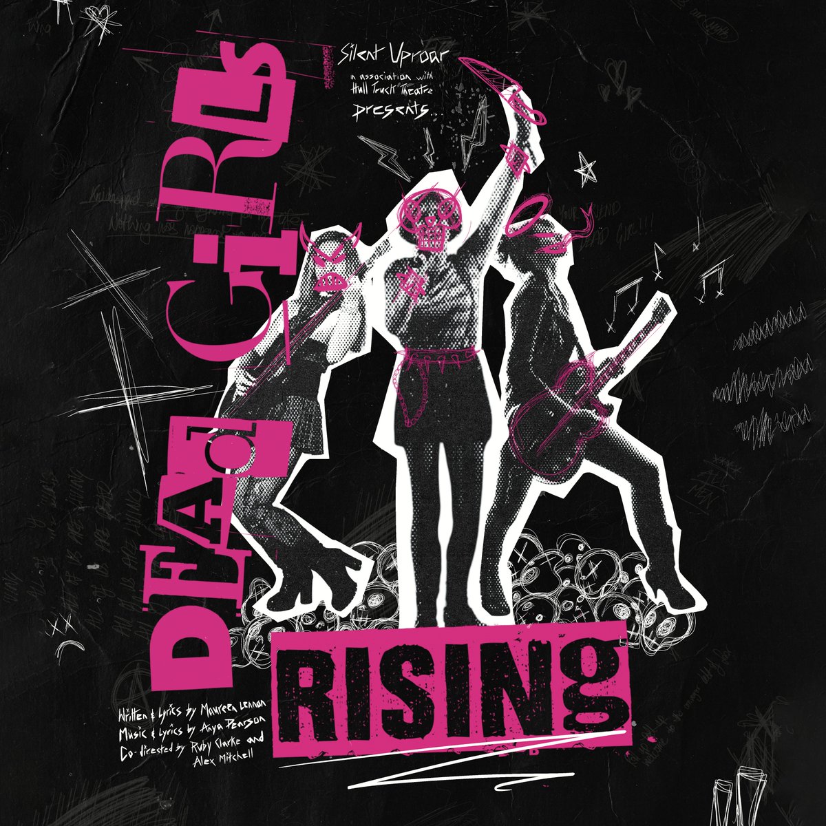 redladder's tweet photo. 🧷First up @SilentUproarPro's 'Dead Girls Rising' a furious punk cabaret show about trying to survive in a violent patriarchy, our deepest fears, and how we seek to control them. A play about holding your breath as you walk home at night #RedLadderLocal
https://t.co/vA2ifLl0yF https://t.co/Y1GGL0knJz
