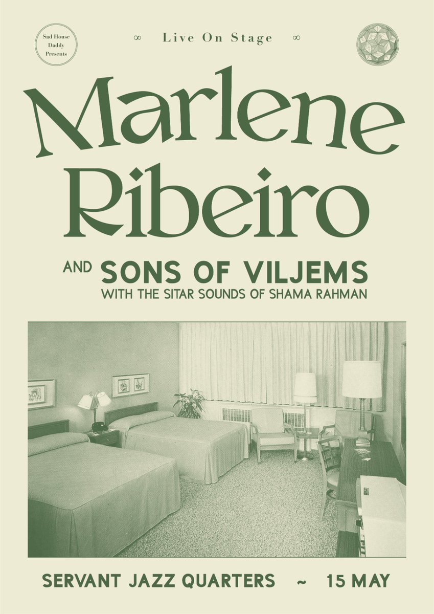 sadhousedaddy1's tweet photo. Live at London's SJQ @ServantJazz on Wednesday May 15th:
Marlene Ribeiro + Sons of Viljems feat. Shama Rahman @TheShamaRahman
Tix £10: https://t.co/s7kPQS5MXb
https://t.co/dNDu86YjJN
#event #sjq #gig #marleneribeiro #sonsofviljems #shamarahman #london #newmusic #originalmusic https://t.co/E8nZsTMyTH