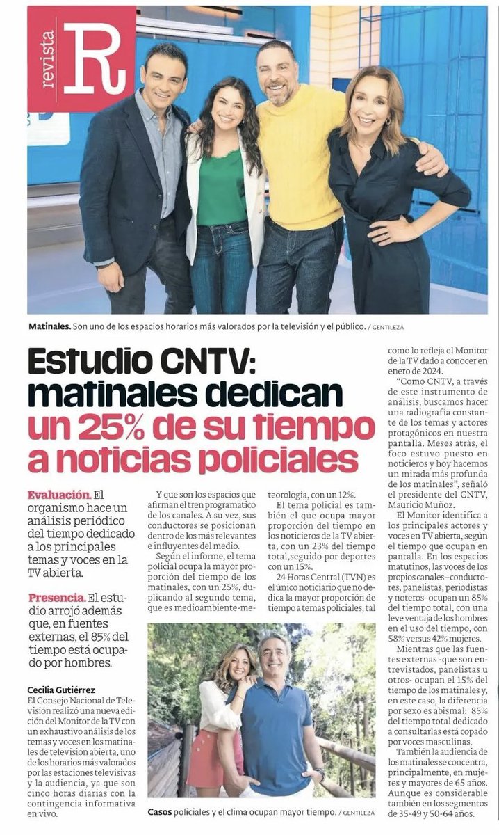 📉CNTV presenta una nueva versión del Monitor de la TV con datos de temas y voces en matinales y noticieros de TV abierta. Más info en cntv.cl/estudio-reposi… Nota hoy en Publimetro👇🏻