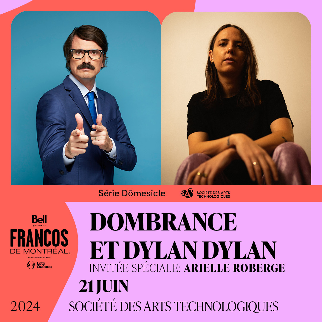 Soirée électro de retour aux Francos avec Dombrance, Dylan Dylan et Arielle Roberge dans la Satosphère 🪩💃🕺 En vente vendredi à 10h 🎟 N'attendez pas trop pour vos billets 👀
