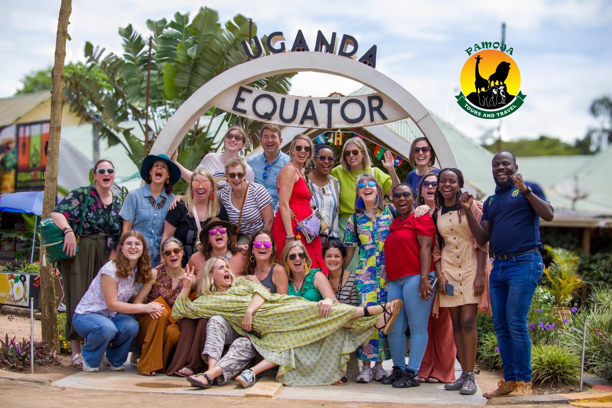 🌍✨ Another unforgettable moment captured at the Uganda Equator with our amazing clients! 📸✨ . 🚌💫 #PamojaTours #UgandaEquator #TravelGram #AdventureTravel #ExploreUganda #Wanderlust #TravelInspiration #BucketListDestination