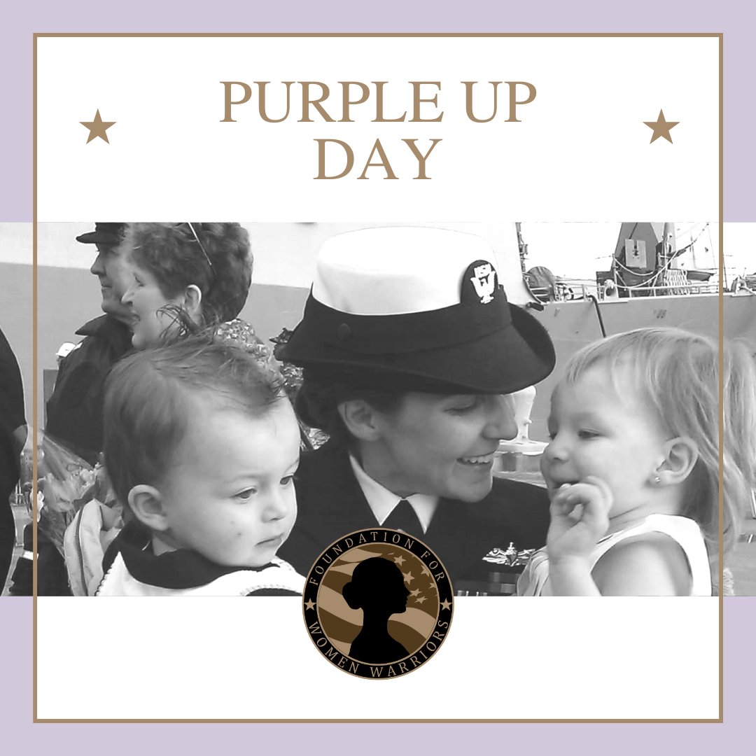 Today is Military Child Day or Purple Up Day to represent children across all branches of the military.

You can honor a military child by donating to our Childcare Campaign.

Donate at givebutter.com/WHMFFWW 

#purpleupday #militarychildren #womenveterans #militaryfamilies