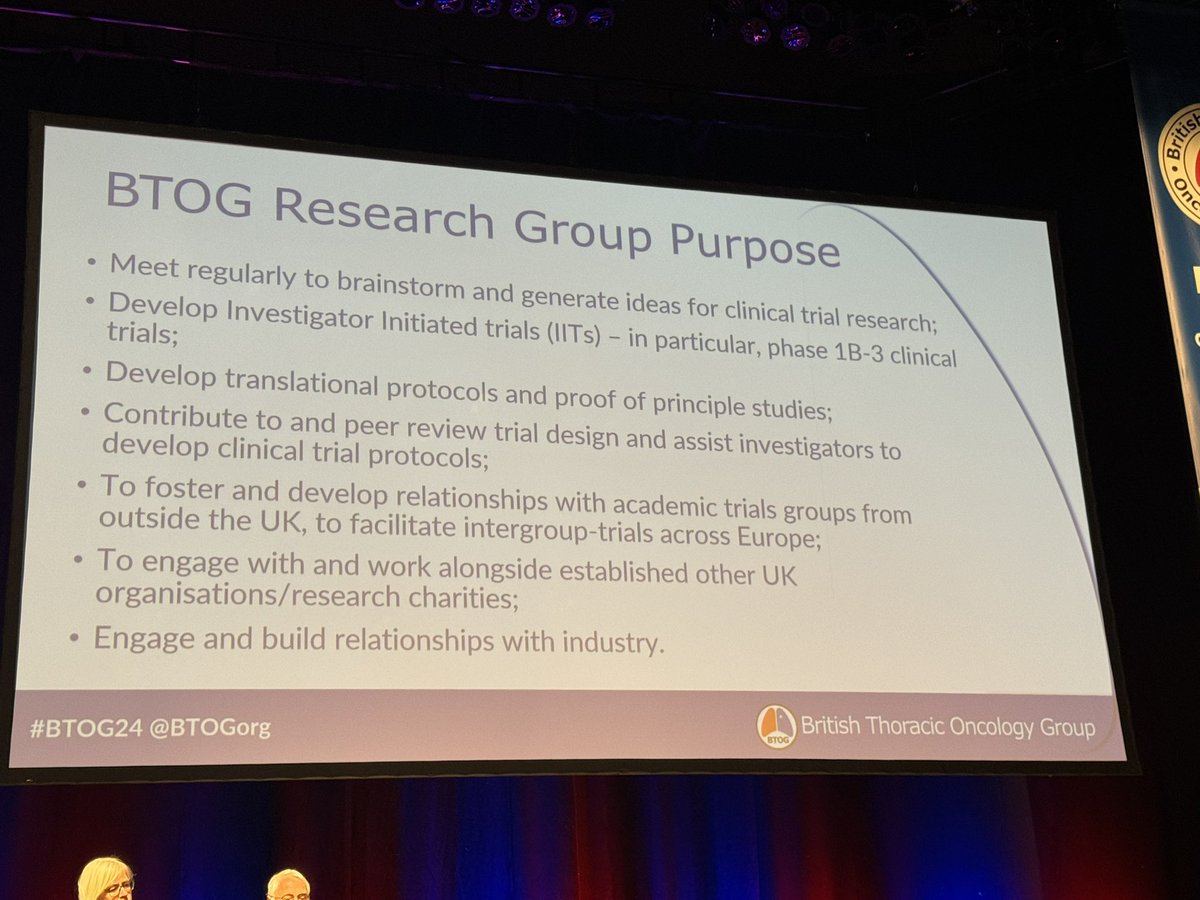 #BTOG24 big news. Launch of research group. Let do this