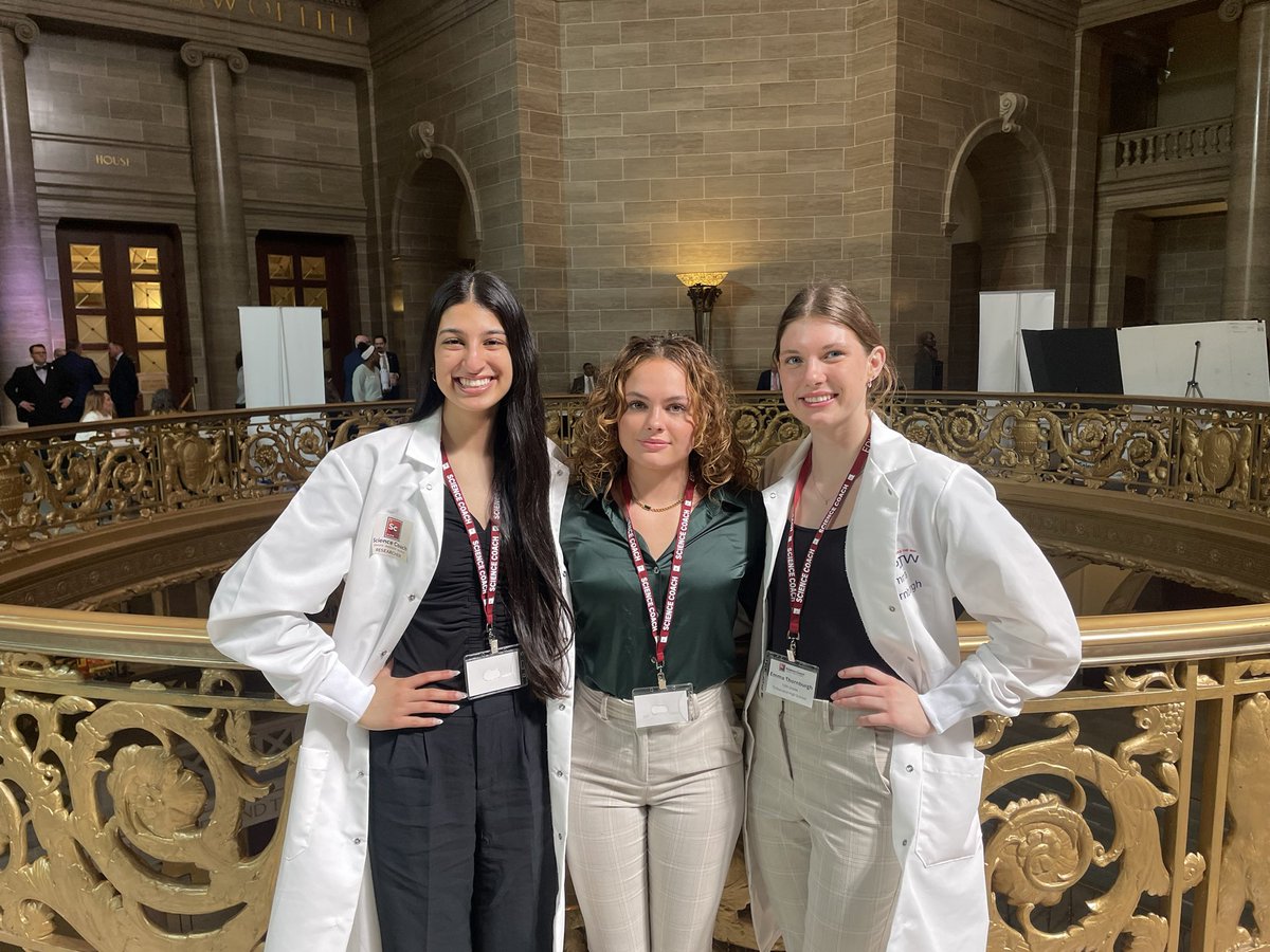 TimberlandHOSA's tweet photo. Our BI students representing the pltw biomedical science program as well as @sciencecoachorg in Jeff City at the state capitol. https://t.co/rnilKcEY3Z