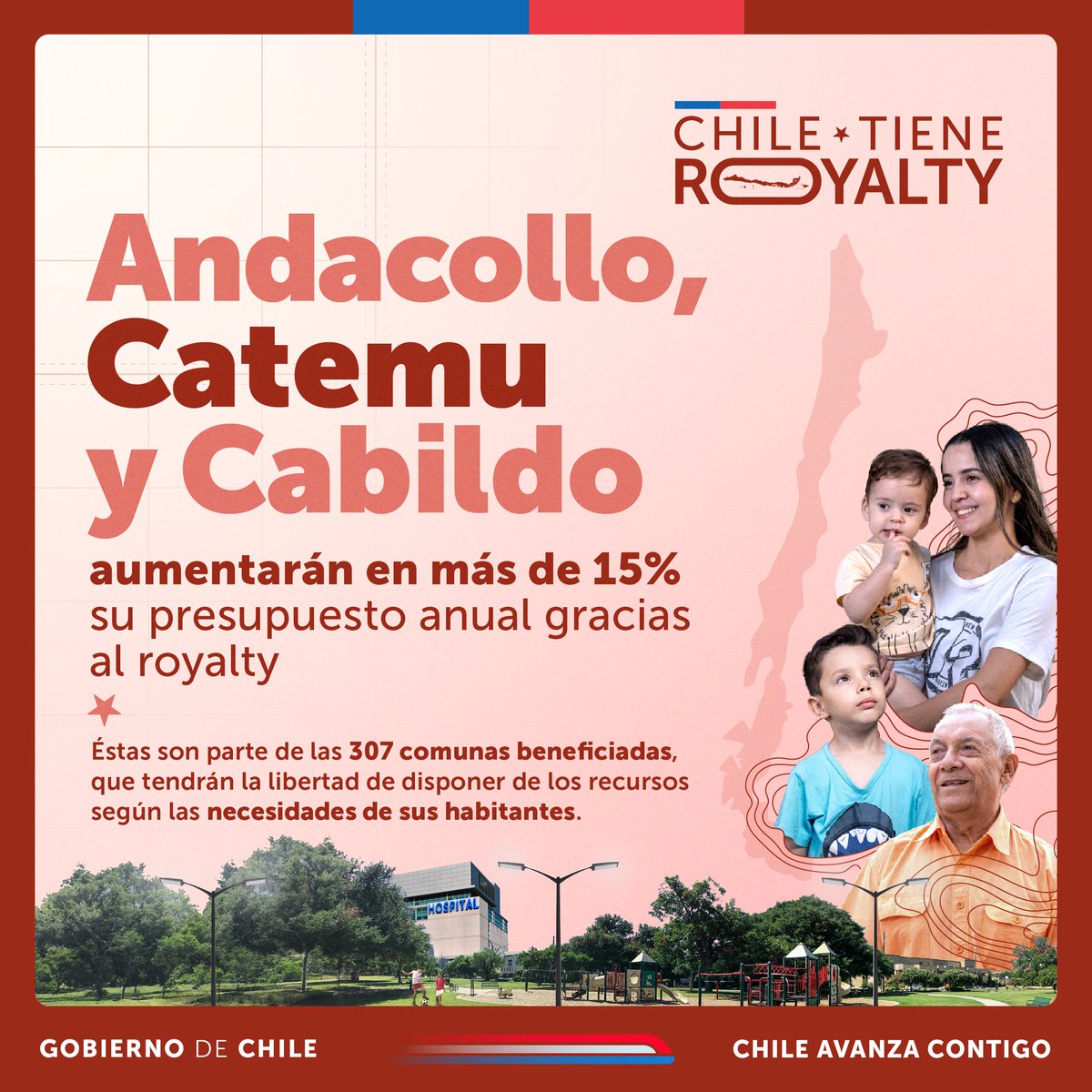 ¡#ChileTieneRoyalty! 🇨🇱 Buscamos que las regiones tengan mayor autonomía y que logren promover la inversión, el desarrollo y una mejor calidad de vida para las familias 🙌