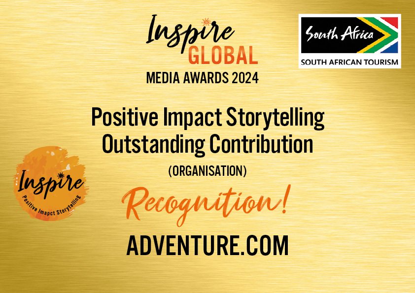 All of us at Adventure.com are over the moon to receive the @Inspire__Global Positive Impact Storytelling Outstanding Contribution award last night—thank you judges! And the BIGGEST thanks to our many talented contributors who make adventure.com what it is 🎊